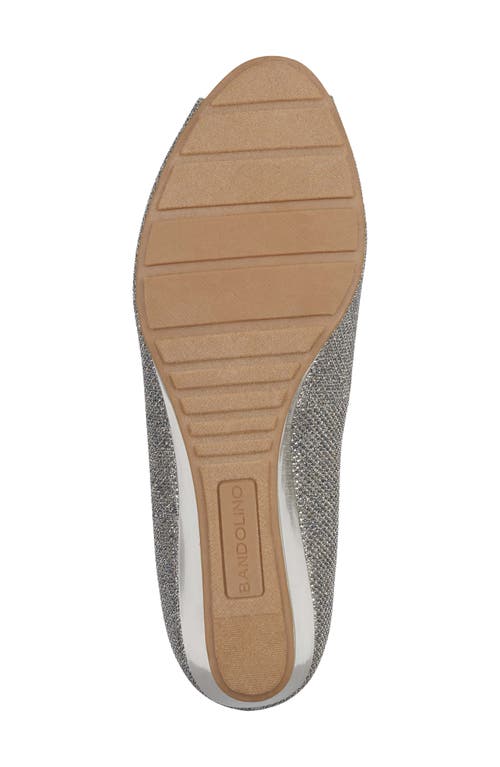 BANDOLINO BANDOLINO PEEP TOE WEDGE PUMP 