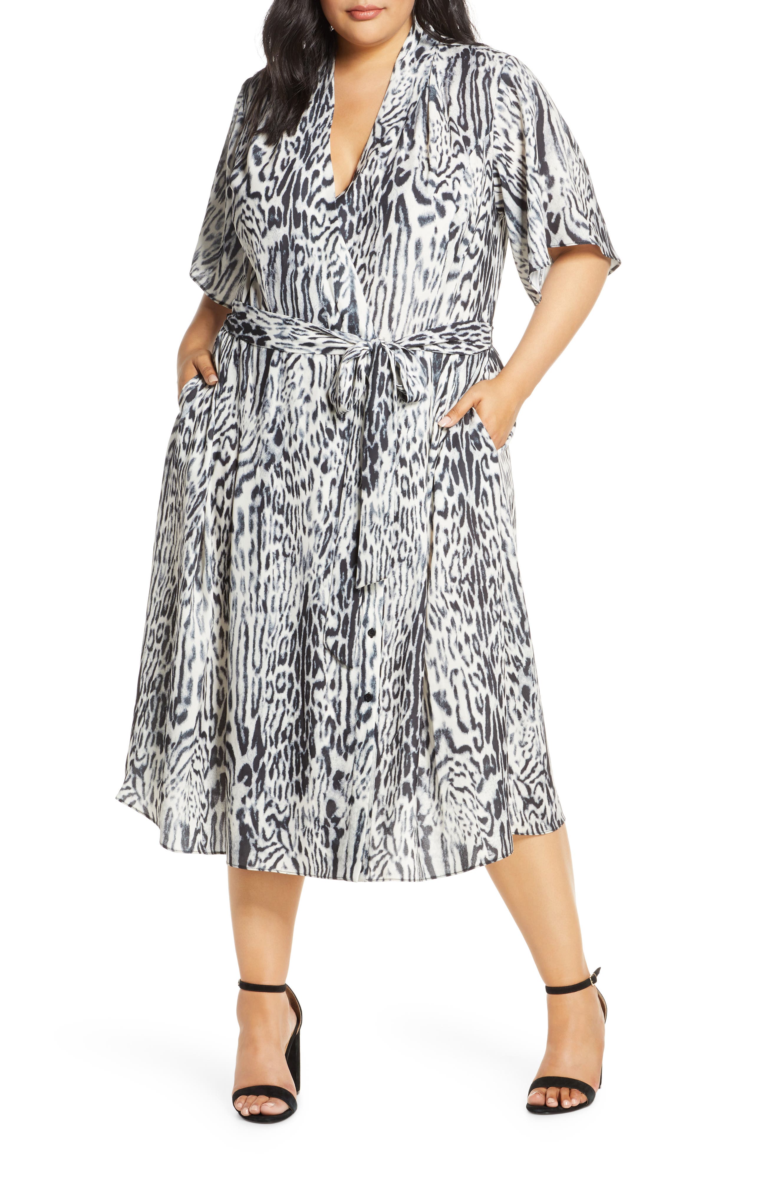 rachel roy animal print dress
