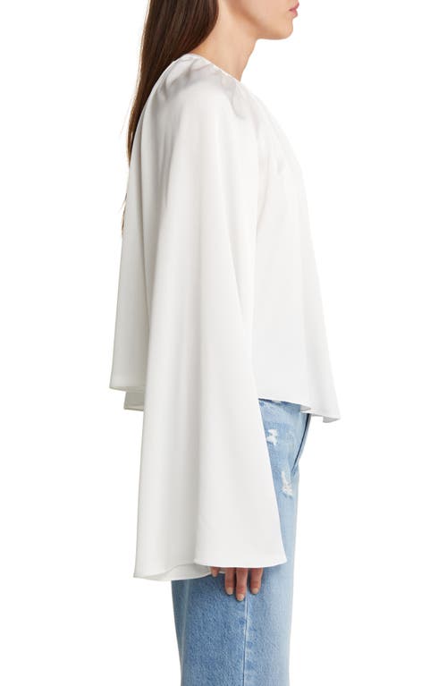 FRAME FRAME GATHERED NECK BLOUSE