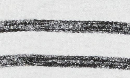 Rag & Bone Stripe Knit T-shirt In Earl Grey
