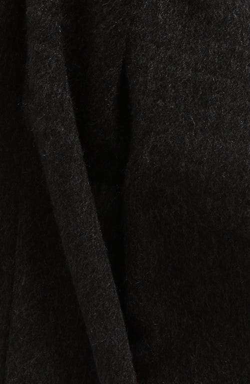 Andrew Stewart Ombré Herringbone Cashmere Scarf In Black