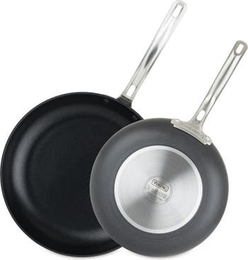 Cook N Home Hard Anodized Nonstick Saute Fry Pan 12 with Lid - Black
