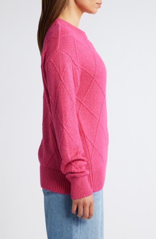 CASLONR CASLON(R) DIAMOND CABLE KNIT SWEATER 