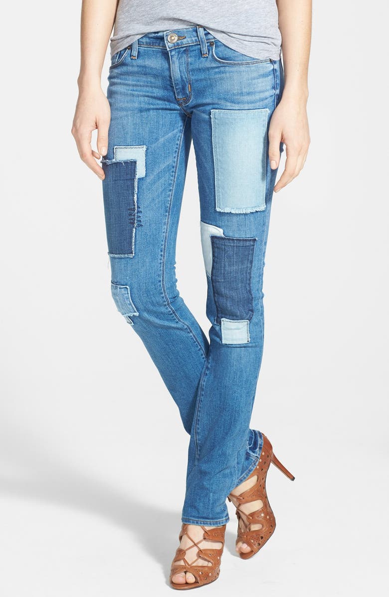 Hudson Jeans 'Shine' Patchwork Skinny Jeans | Nordstrom