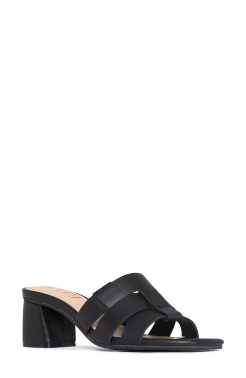 Gloriana Slide Sandal in Black