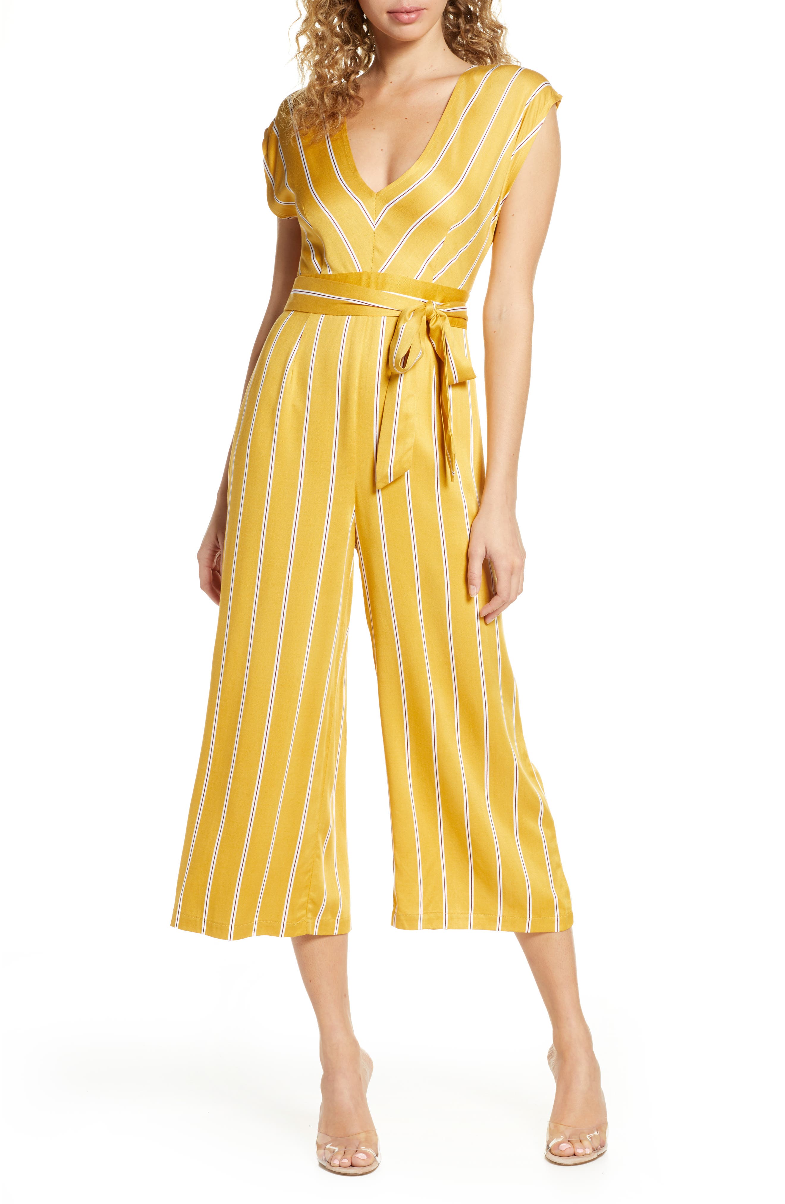 nordstrom yellow jumpsuit
