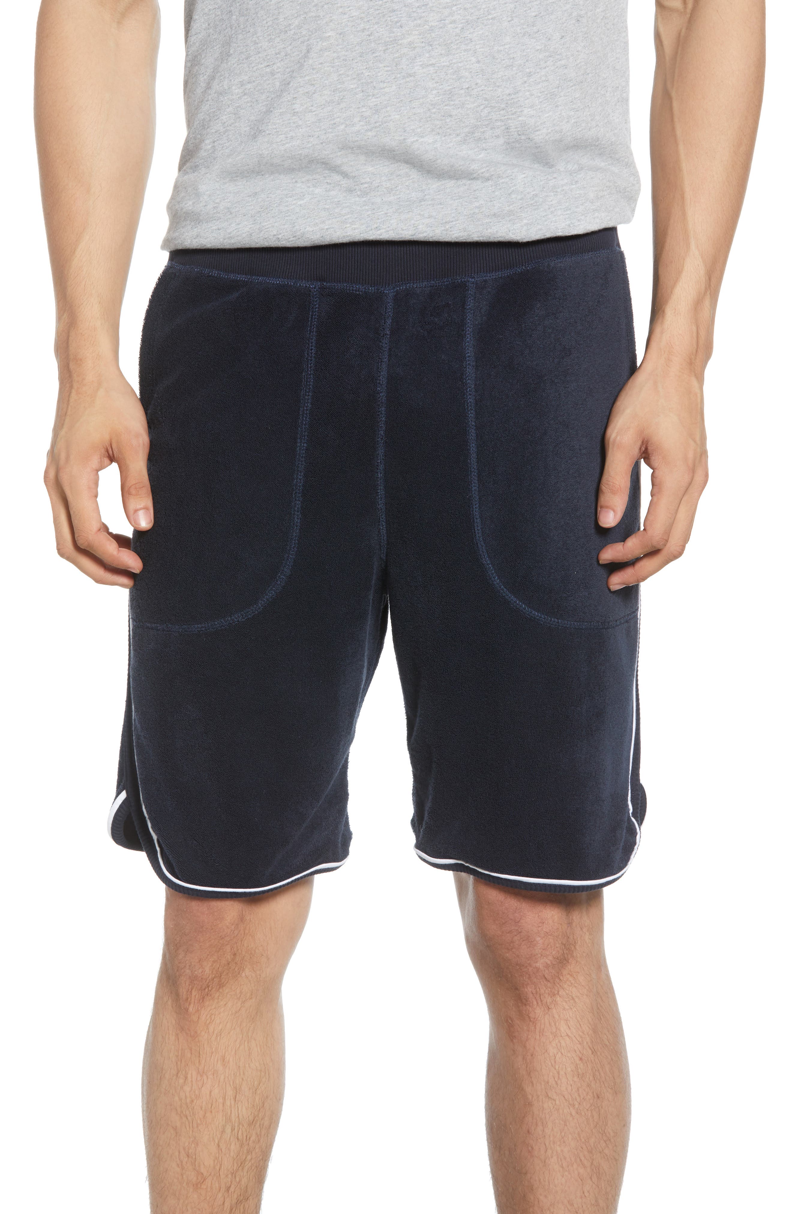 terry cloth gym shorts