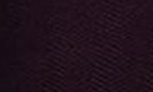 Memoi Herringbone Footless Tights In Plum Perfect