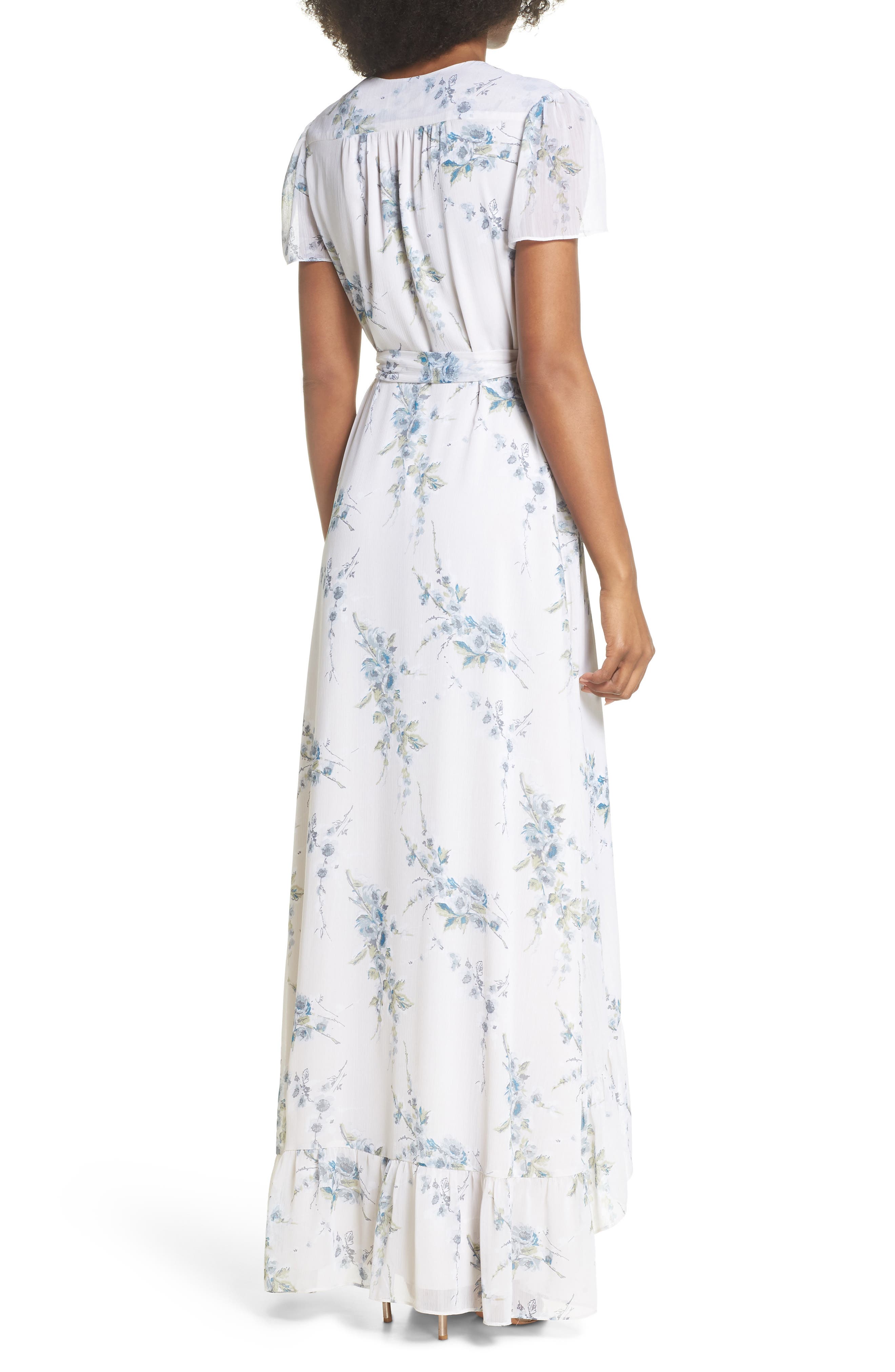 the natasha floral wrap maxi dress