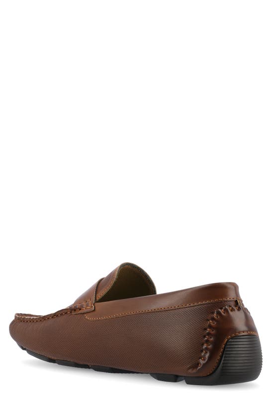 Vance Co. Isaiah Driving Loafer In Brown