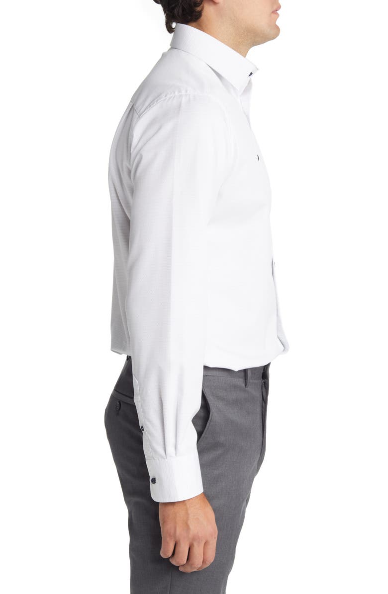 David Donahue Trim Fit Cotton Dress Shirt | Nordstrom