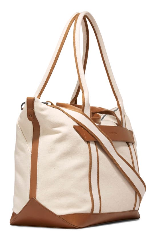 Shop Cole Haan Total Water Resistant Tote Bag In Natural Tan