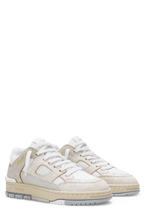 Axel Arigato Area Lo Sneaker In Off White/white