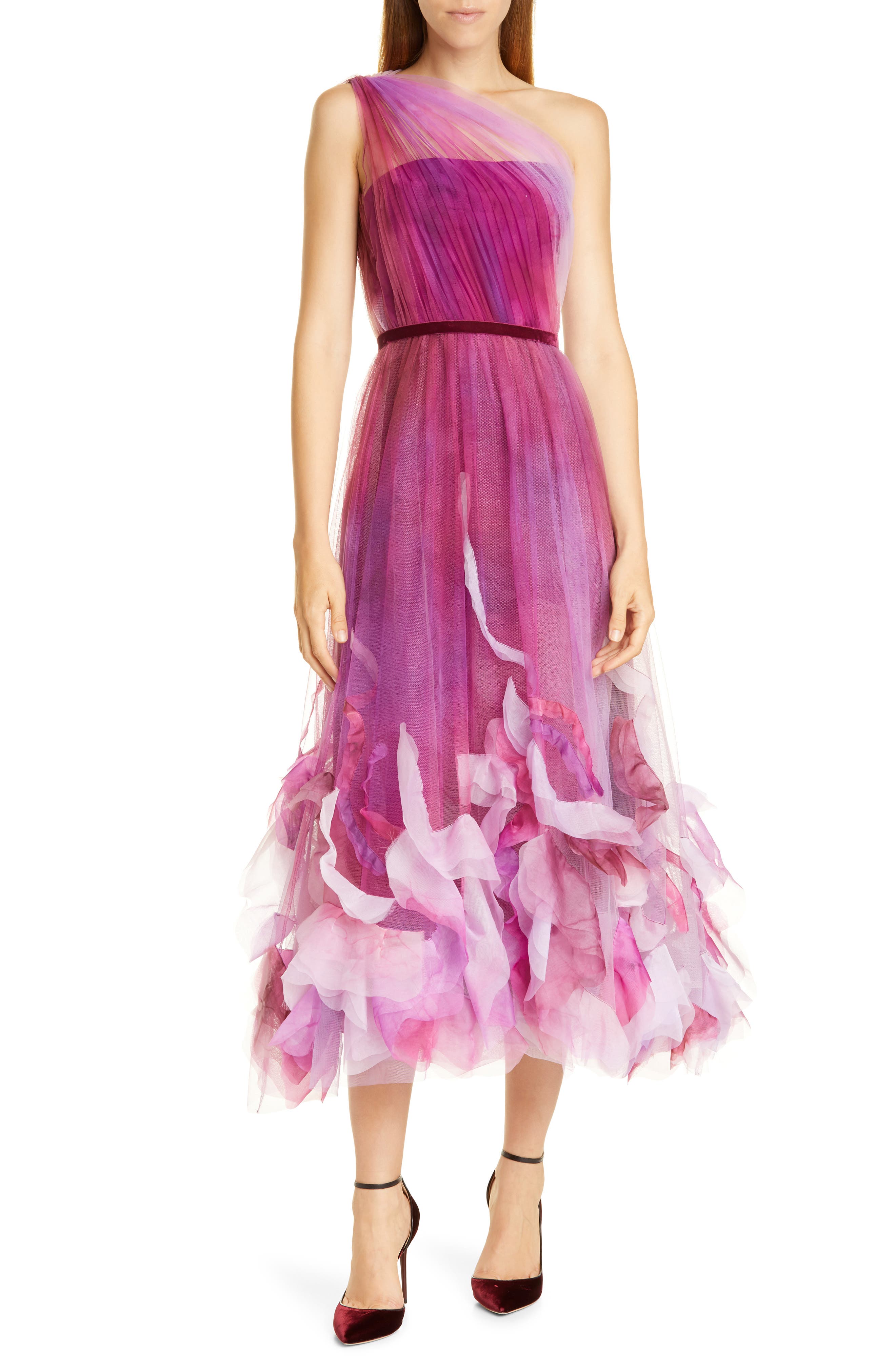 marchesa purple dress