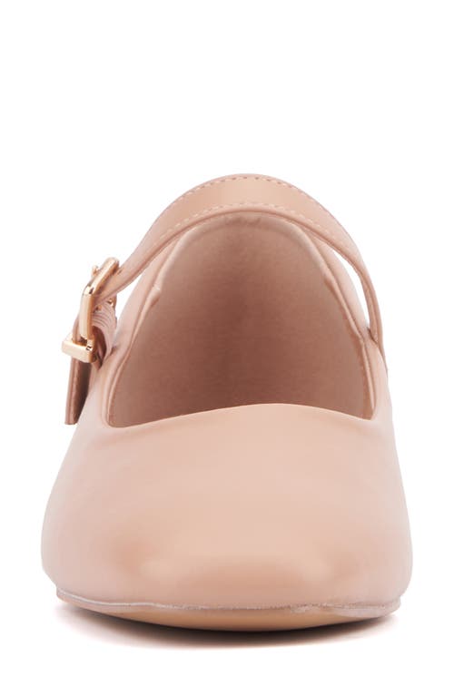 New York And Company Page Mary Jane Ballet Flat In Beige