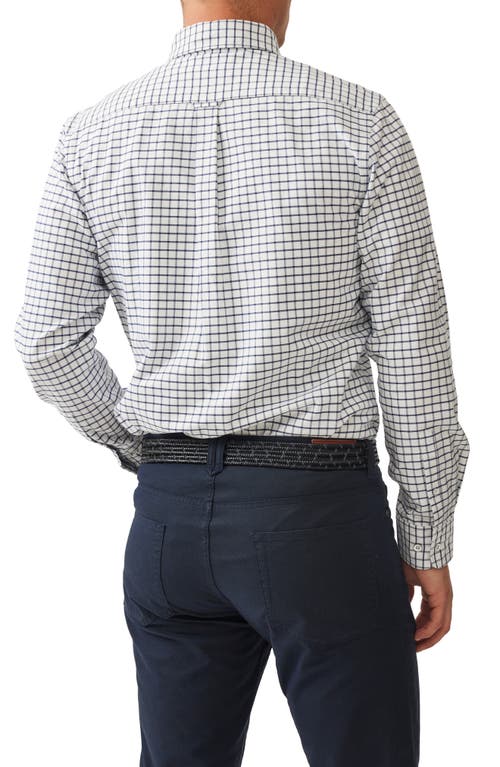 Rodd & Gunn Gunn Check Oxford 3 Sports Fit Shirt In Navy