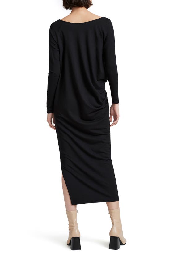 Shop Marcella Kensington Long Sleeve Dress In Black