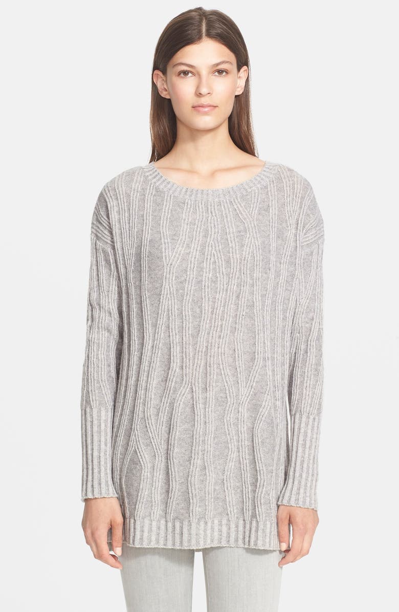 Vince Waterfall Ribbed Crewneck Sweater | Nordstrom