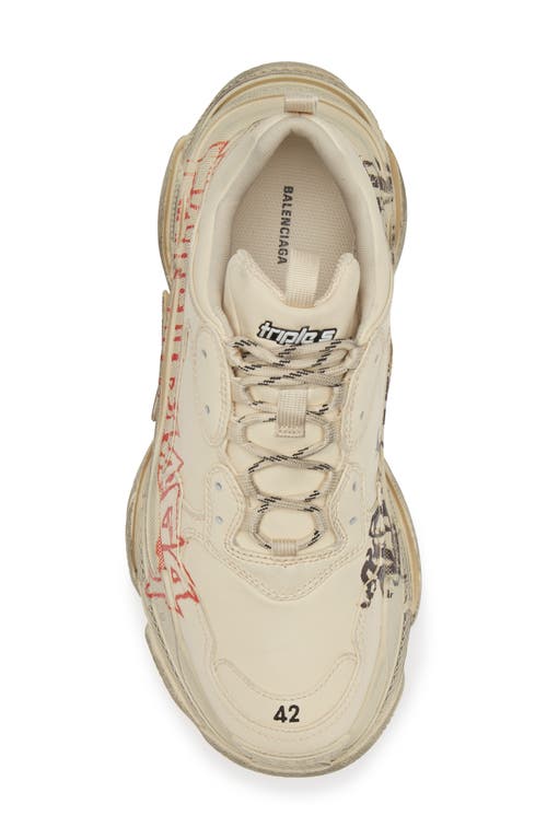 Balenciaga triple s white ecru black best sale