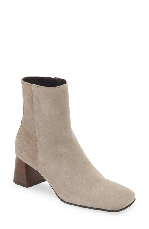 Zoan Bootie in Taupe Suede