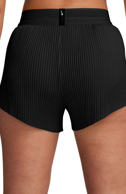 Shop Nike Dri-fit Aeroswift Running Shorts In Black/white