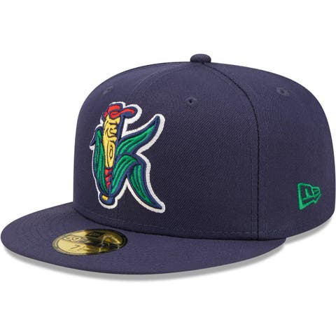 Men's New Era Navy Pensacola Blue Wahoos Theme Nights Swim 59FIFTY Fitted Hat