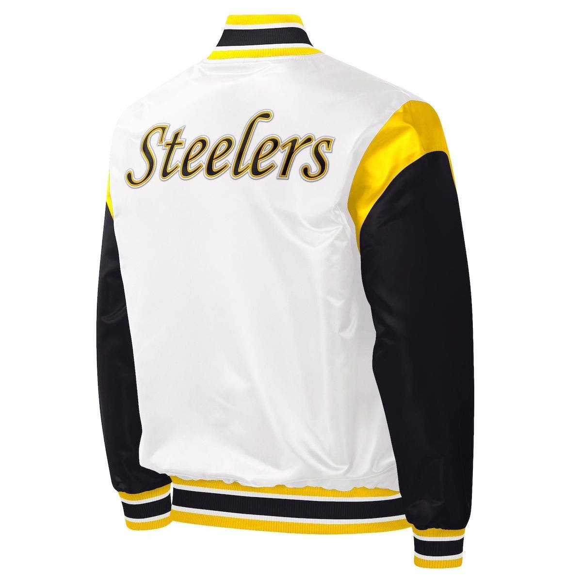 STARTER Men's Starter White Pittsburgh Steelers Throwback Warm Up Pitch