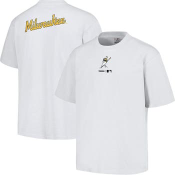 Men's Fanatics Branded Royal/Gold Milwaukee Brewers True Classics Walk-Off  V-Neck T-Shirt