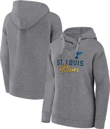 Women's Fanatics Branded Heather Gray St. Louis Blues Script