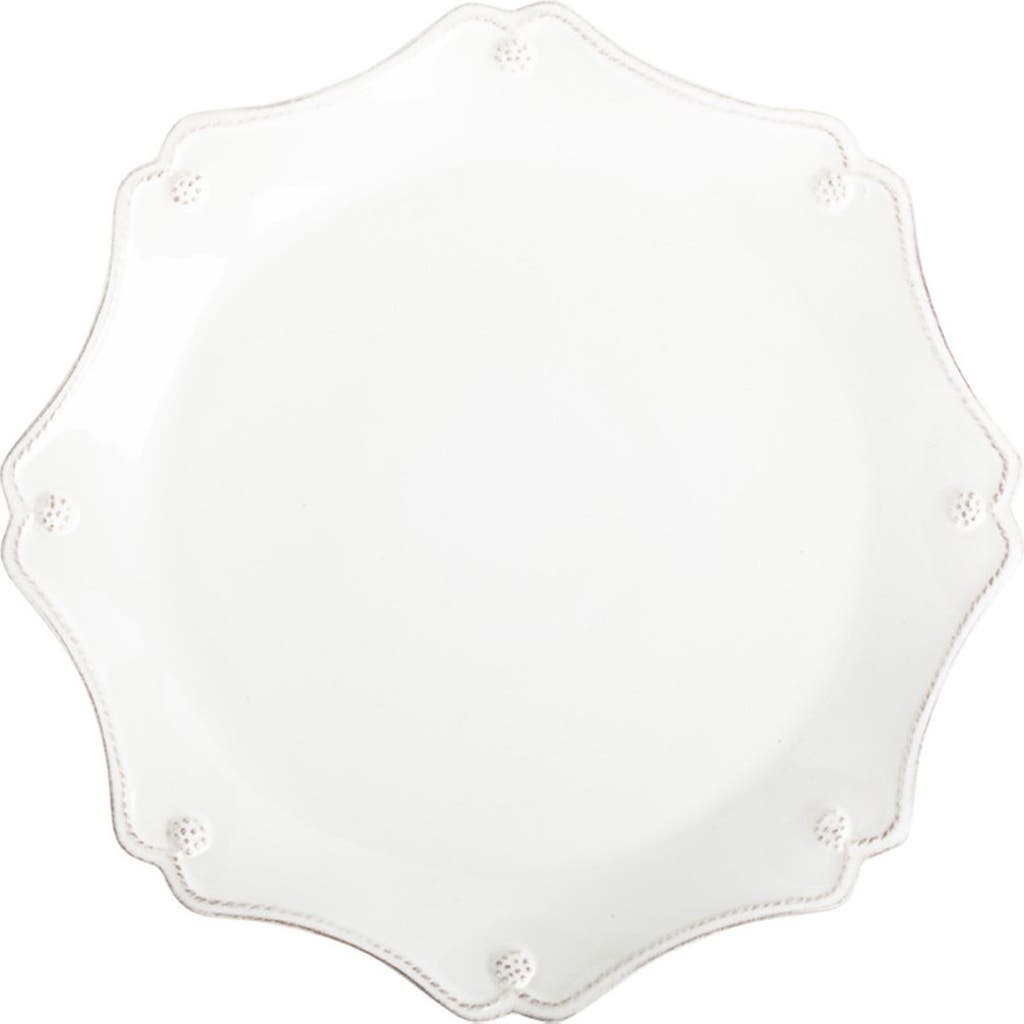 Juliska 'berry And Thread' Scallop Charger Plate In Whitewash