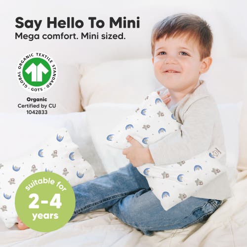 Shop Keababies Mini Toddler Pillow With Pillowcase In Space Drift