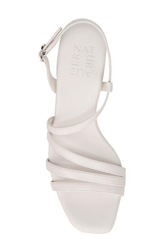 Shop Naturalizer Galaxy Slingback Sandal In Warm White Leather