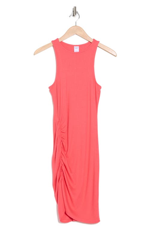 Shop Melrose And Market Ruched Racerback Dress In Pink Paradise
