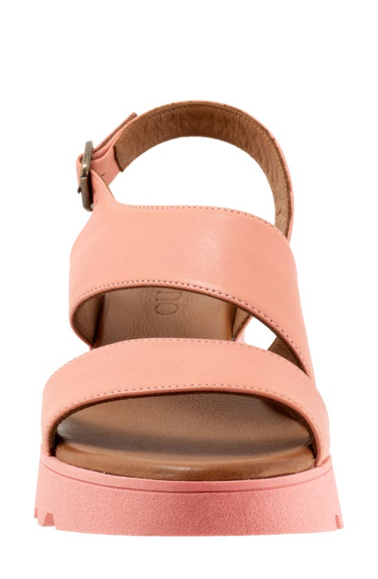 Shop Bueno Gianna Slingback Platform Wedge Sandal In Pink