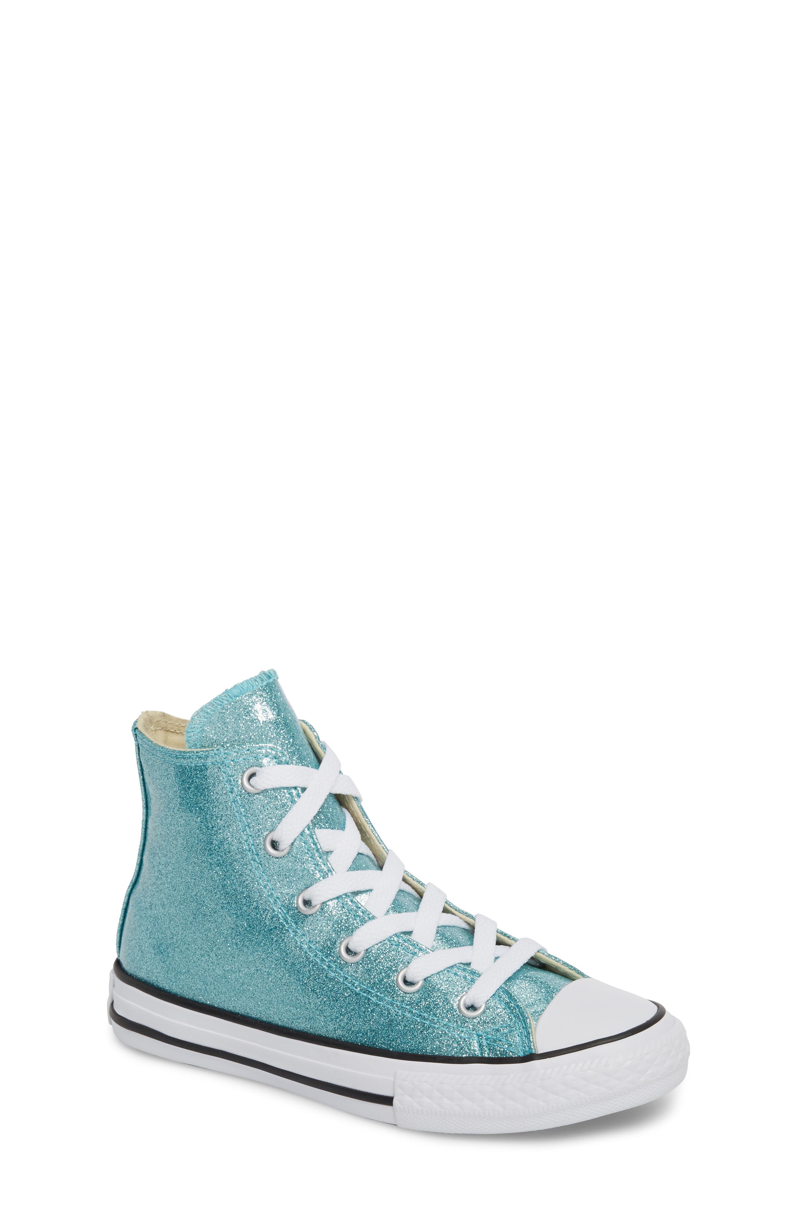 turquoise converse high tops kids