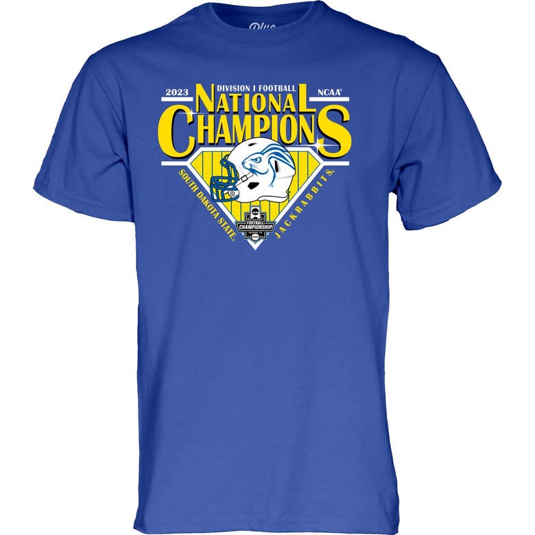 Shop Blue 84 Blue South Dakota State Jackrabbits 2023 Fcs Football National Champions T-shirt