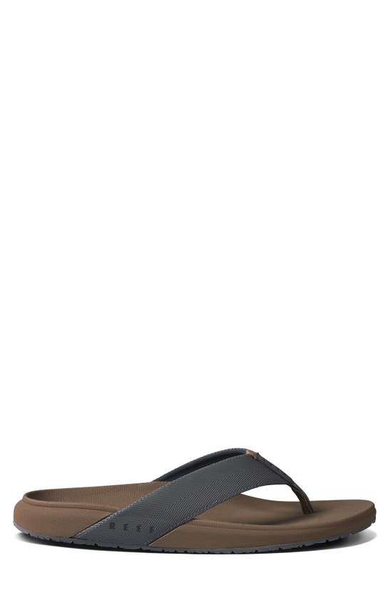 Shop Reef The Raglan Flip Flop In Fossil/ Grey