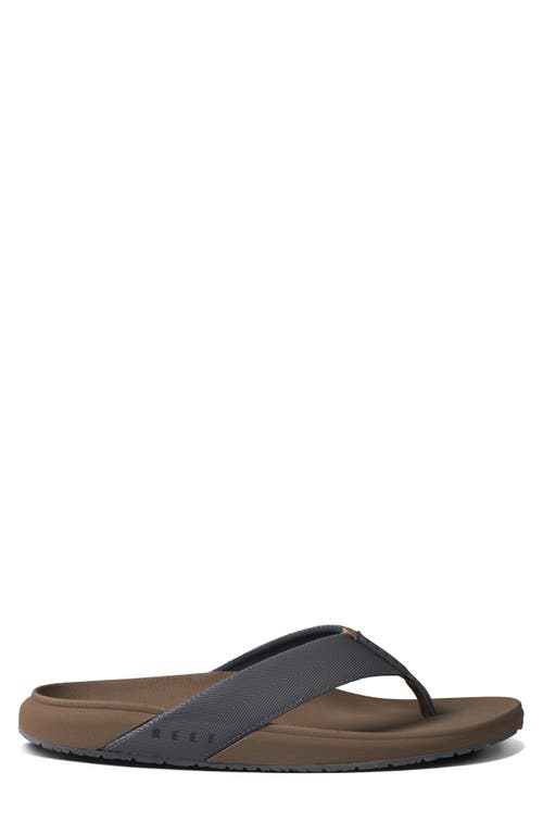 Shop Reef The Raglan Flip Flop In Fossil/grey