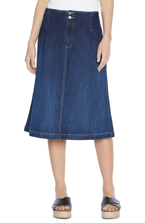 Wash Lab Denim Pleat Skirt at Nordstrom,