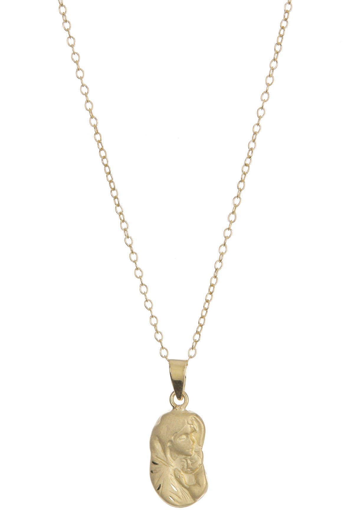 argento vivo virgin mary necklace