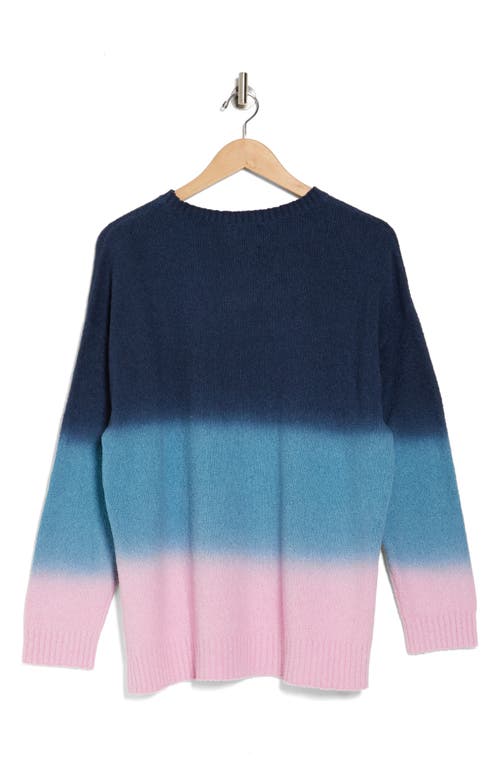 Shop Electric & Rose Lilith Sunset Pullover Sweater In Indigo/juniper/amethyst