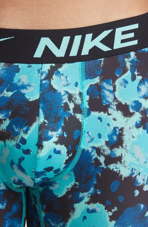 Shop Nike 3-pack Dri-fit Essential Micro Boxer Briefs In Black Multi Collage