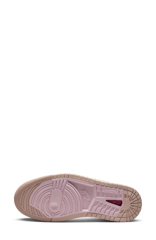 Shop Jordan Air  1 Zoom Comfort 2 High Top Sneaker In Muslin/plum/beige