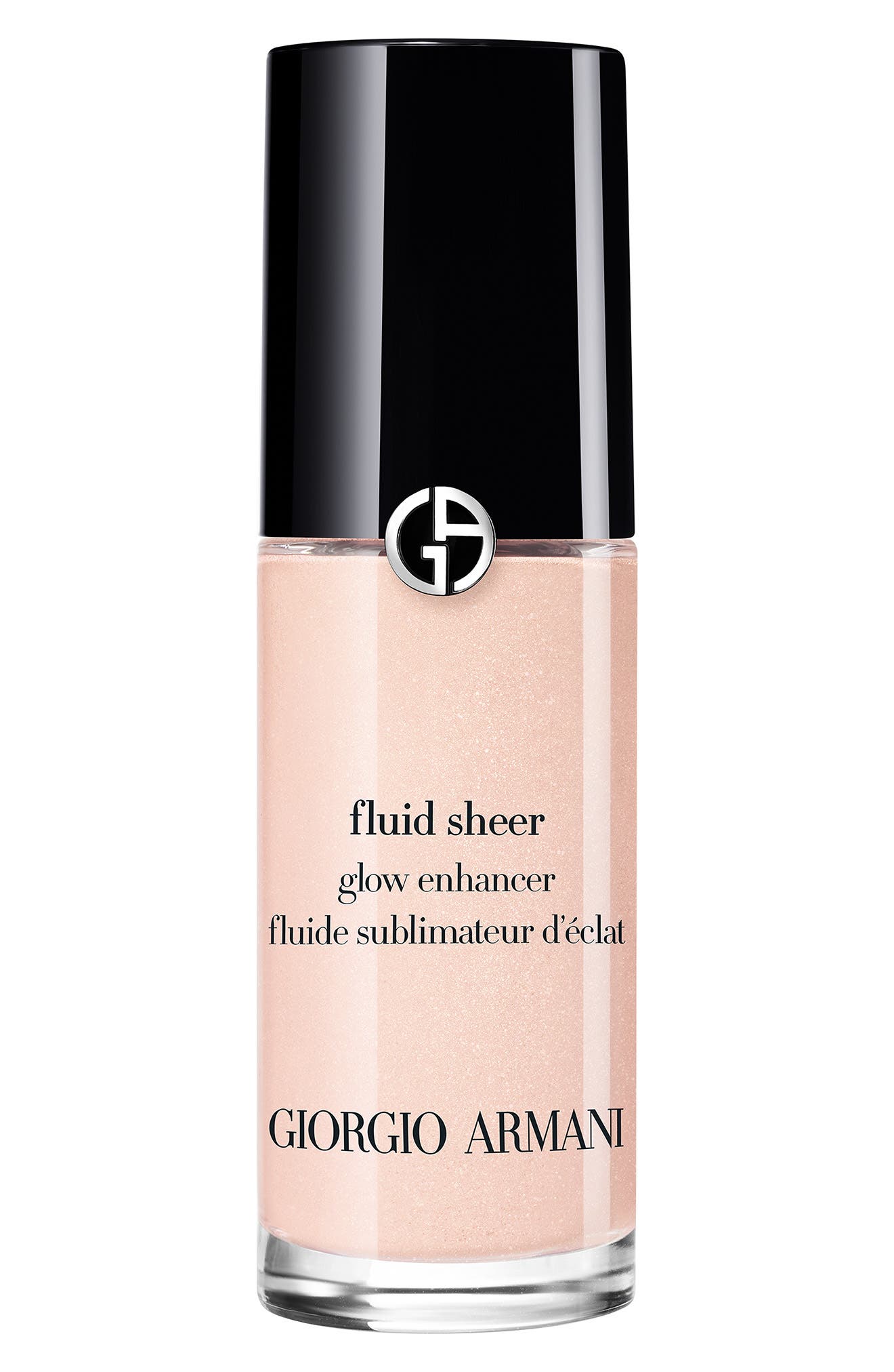 Giorgio Armani Fluid Sheer Glow Enhancer Liquid Highlighter, Bronzer & Blush in 07 Pink Pearl at Nordstrom, Size 0.6 Oz