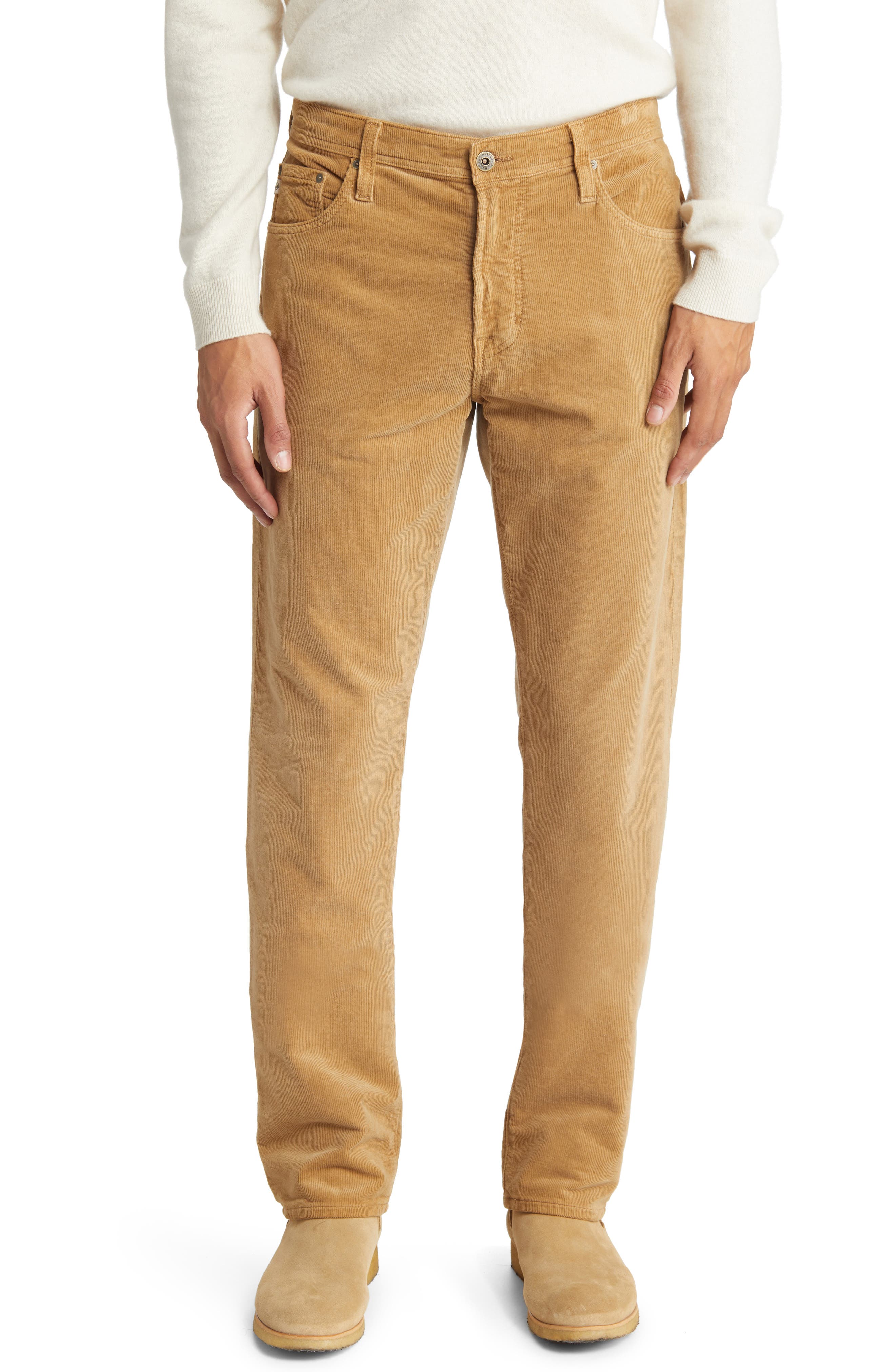 ag everett straight leg corduroy pants