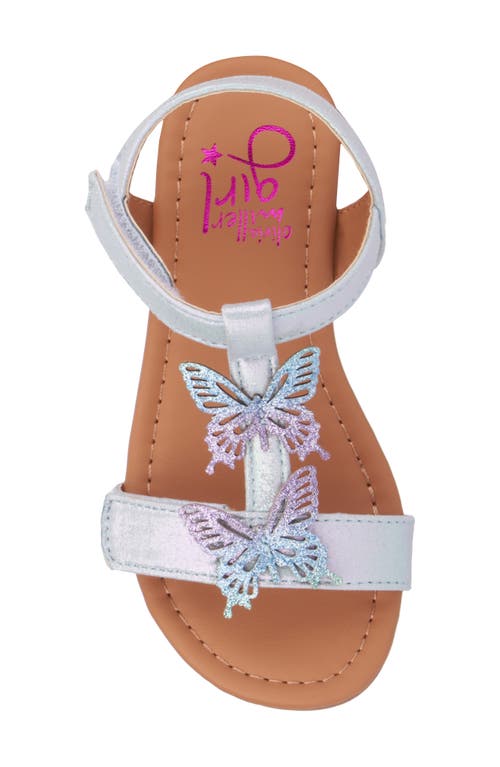 Olivia Miller Kids' Butterfly Ankle Strap Sandal In Purple
