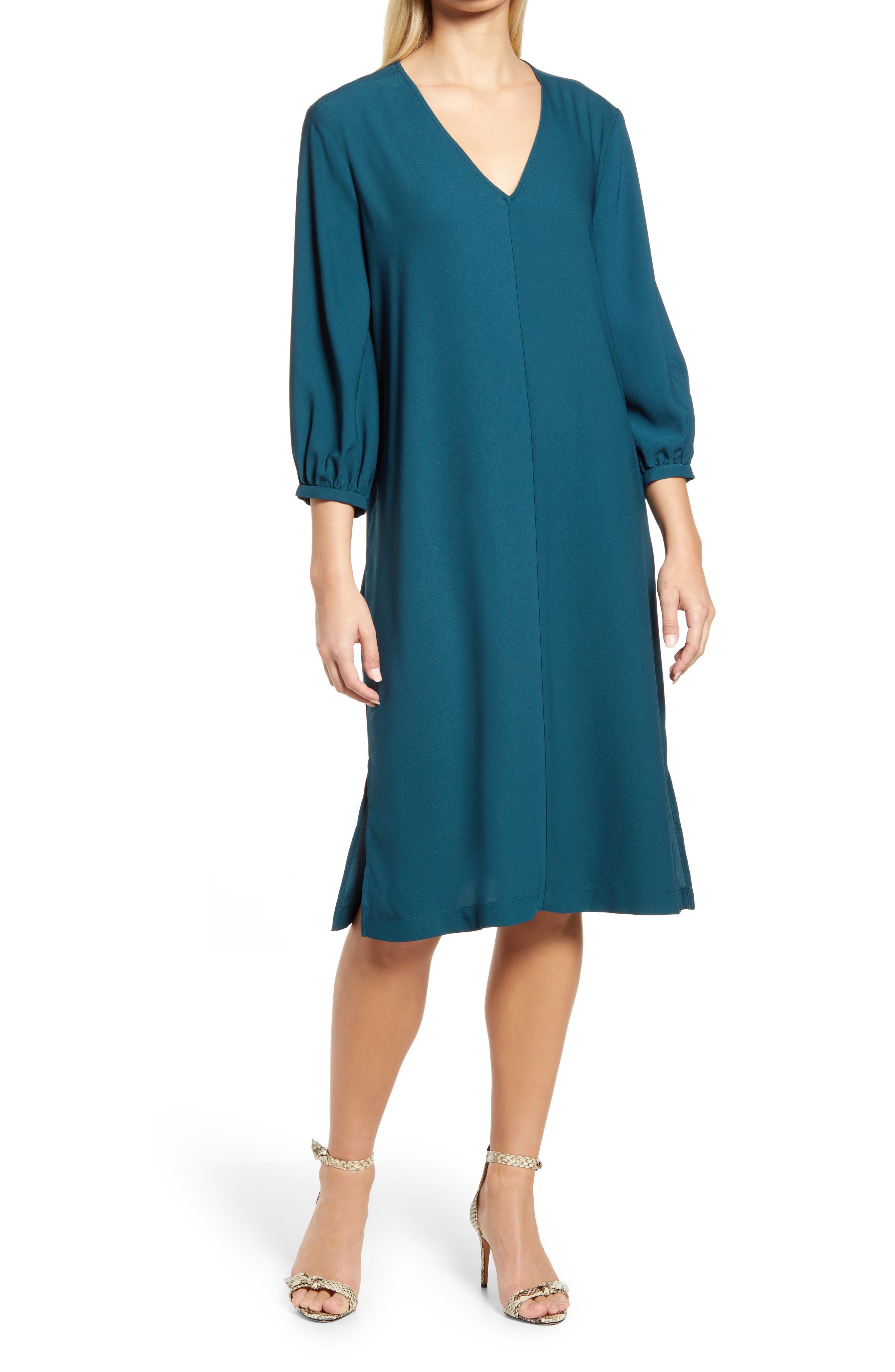 Nordstrom teal dress Clearance