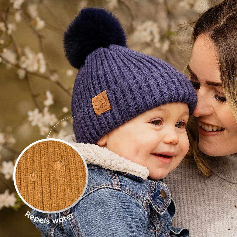 Keababies 2-pack Pom Knitted Beanie In Blast