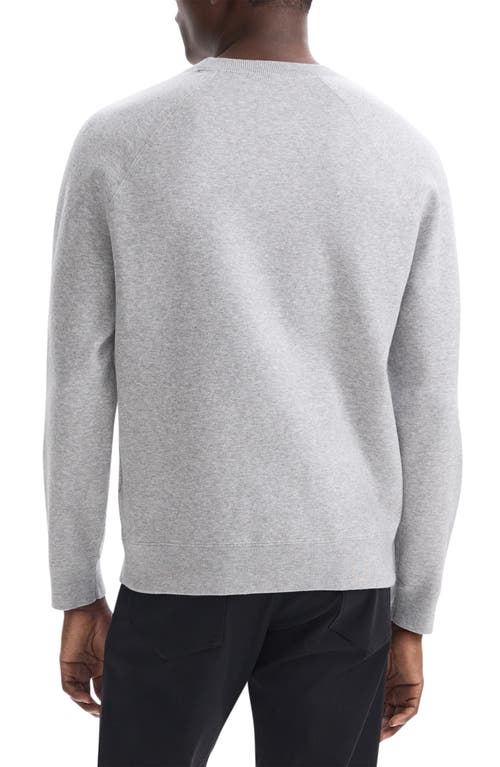 Theory Raglan Sweatshirt In Silver Heather