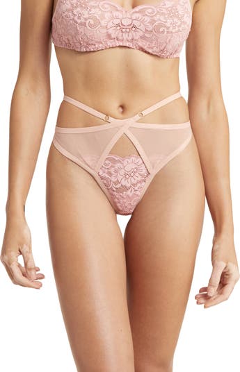 Panties for strap-on West Pink